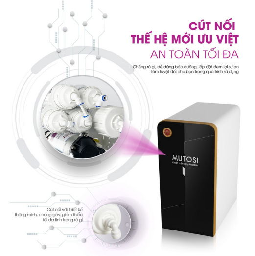 Máy lọc nước Mutosi để gầm MP-370U