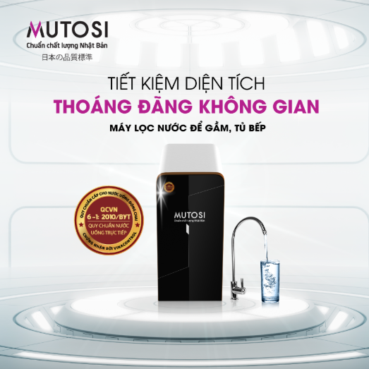 Máy lọc nước Mutosi để gầm MP-370U