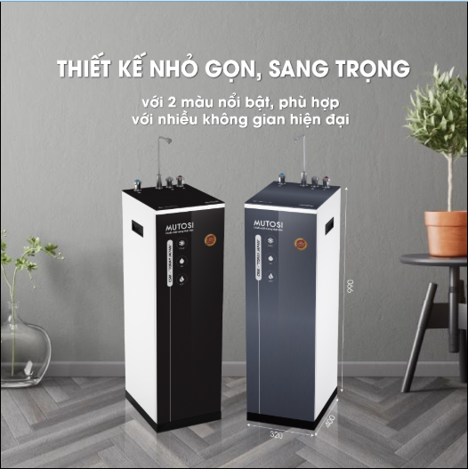 Máy lọc nước Mutosi Nóng Lạnh Nguội MP-350D-BK
