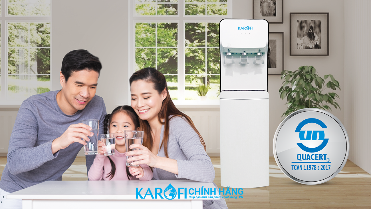 Cây nước nóng lạnh Karofi HC18