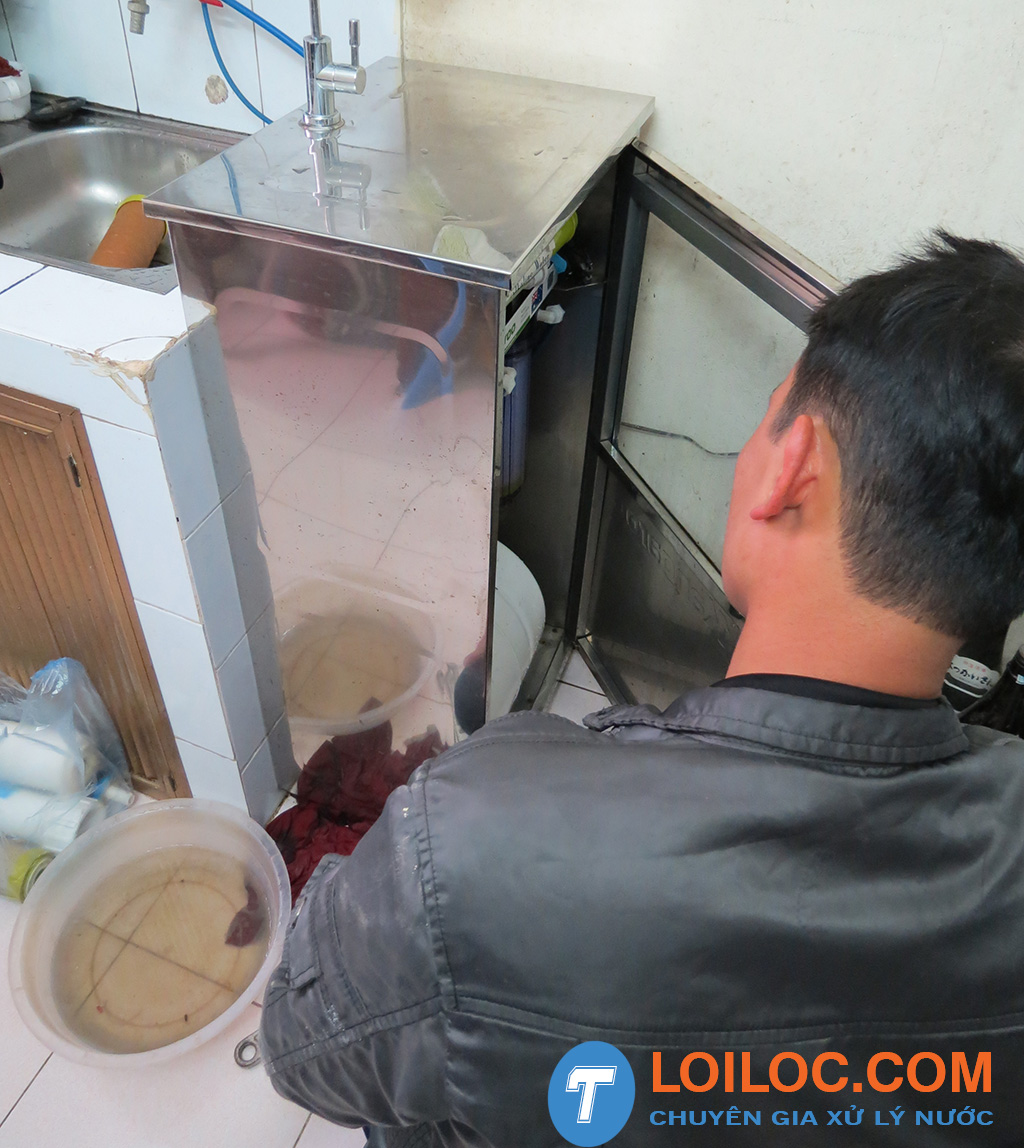 Kiểm tra lại máy lọc nước Kangaroo lần cuốc