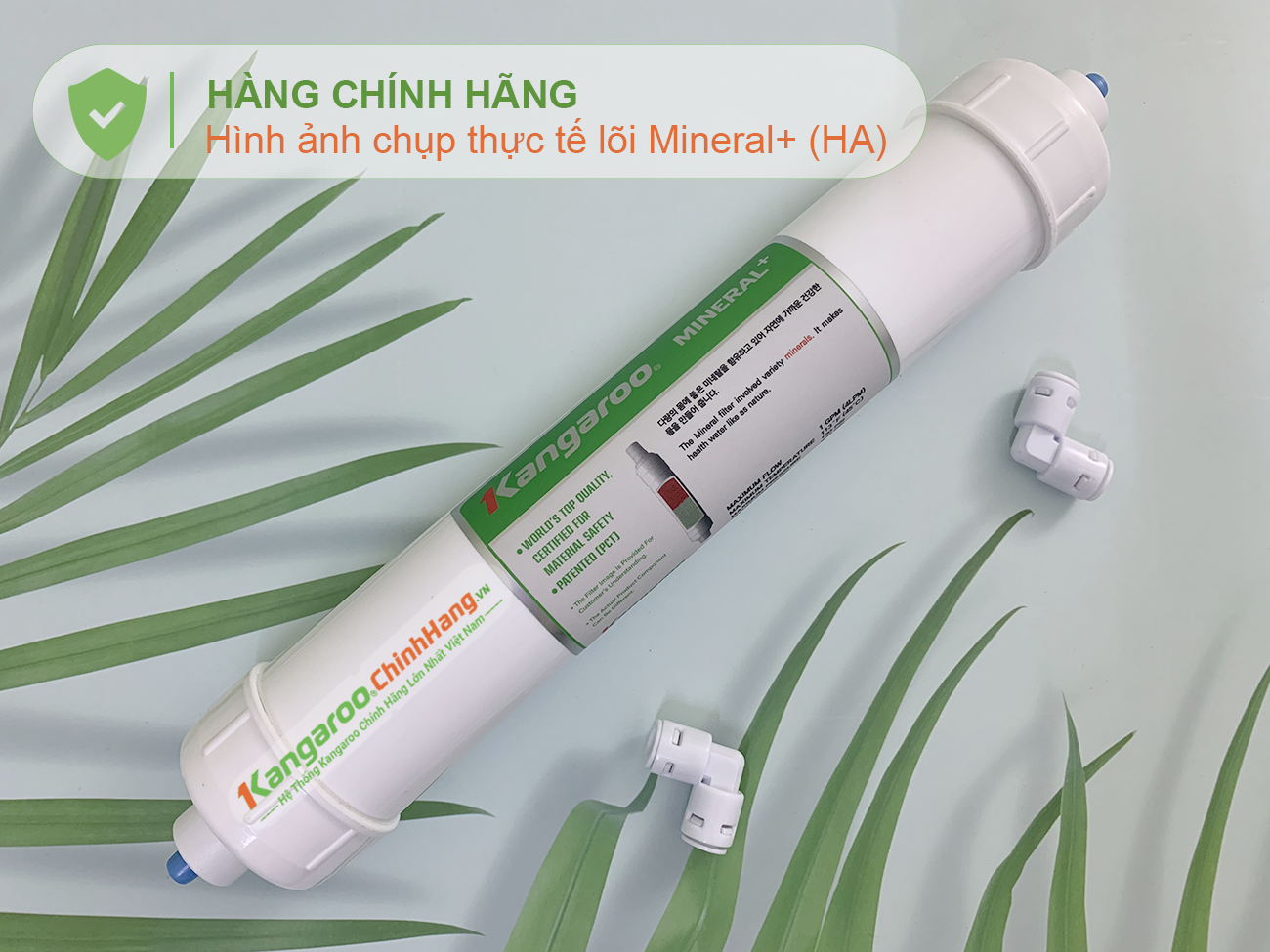 Hình ảnh của Lõi lọc nước Kangaroo Hydrogen số 8 Mineral + (HA) Hình ảnh của Lõi lọc nước Kangaroo Hydrogen số 8 Mineral + (HA)
