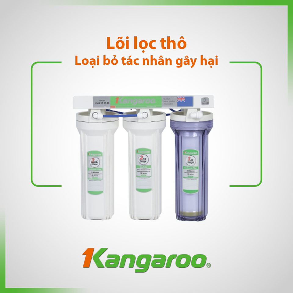 Lõi lọc nước thô  máy lọc nước Kangaroo Hydrogen