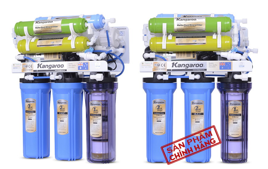 Máy lọc nước Kangaroo 8 lõi KG108 không vỏ Máy lọc nước Kangaroo 8 lõi KG108 không vỏ