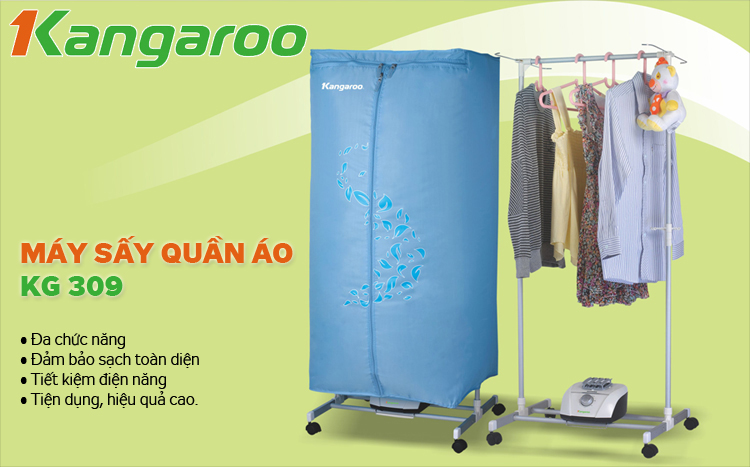 Tính năng Máy sấy quần áo Kangaroo KG309