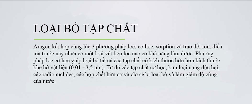 Lõi lọc nước Geyser Số 3 - Lõi ARAGON