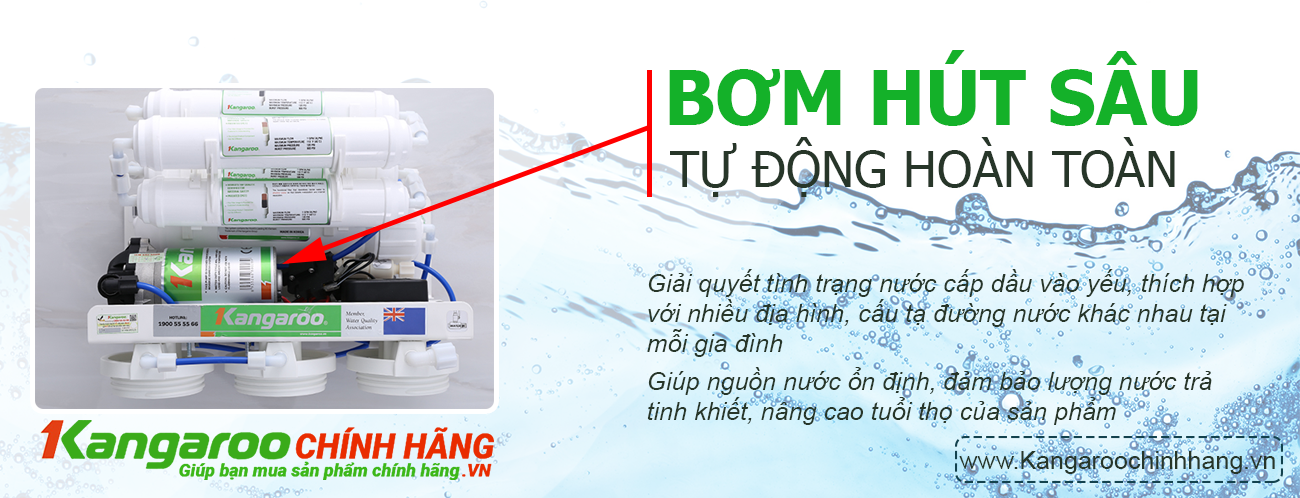 Bơm Máy lọc nước Kangaroo KG100HC