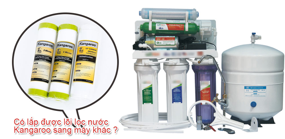 Lắp lõi lọc nước Kangaroo