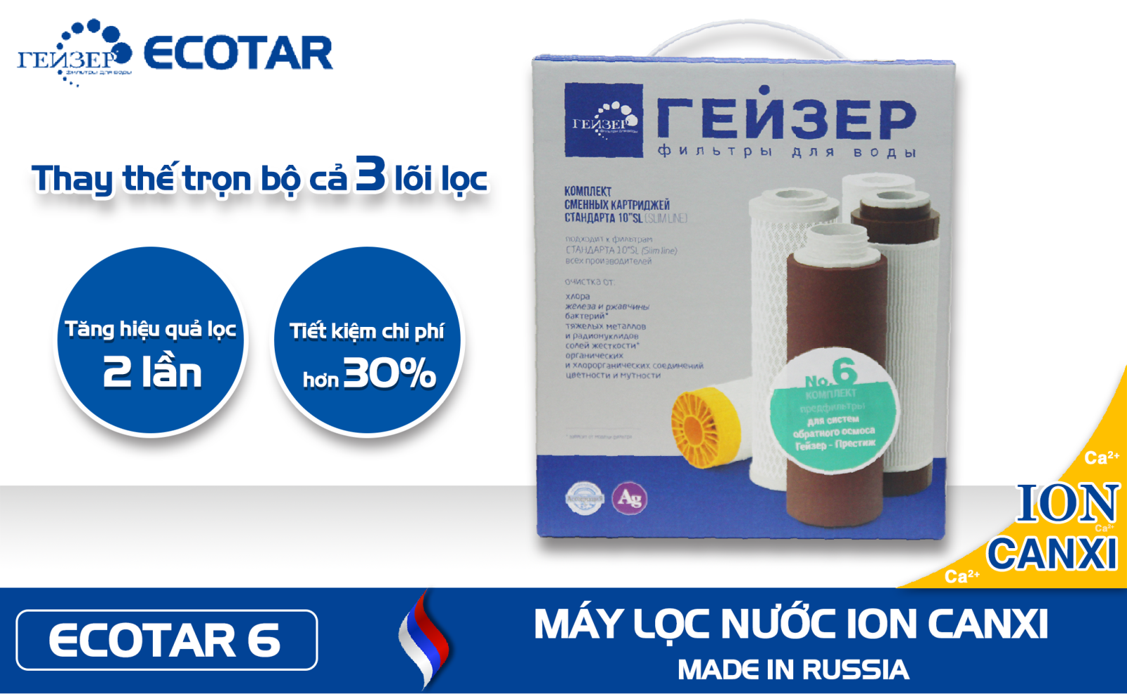 Lõi lọc liên hoàn Ecotar 6