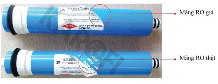 Màng RO thật giả
