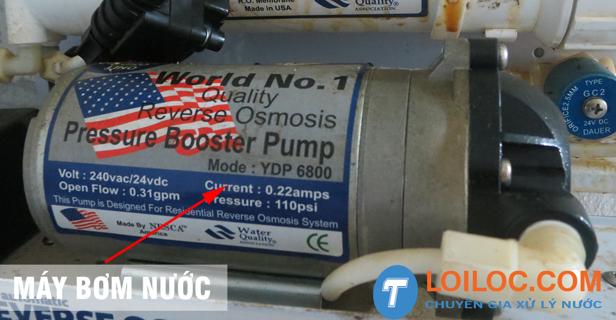 Máy bơm máy lọc nước RO
