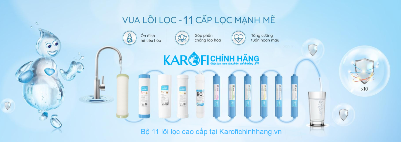 Máy lọc nước Karofi Optimus Plus O-P1310