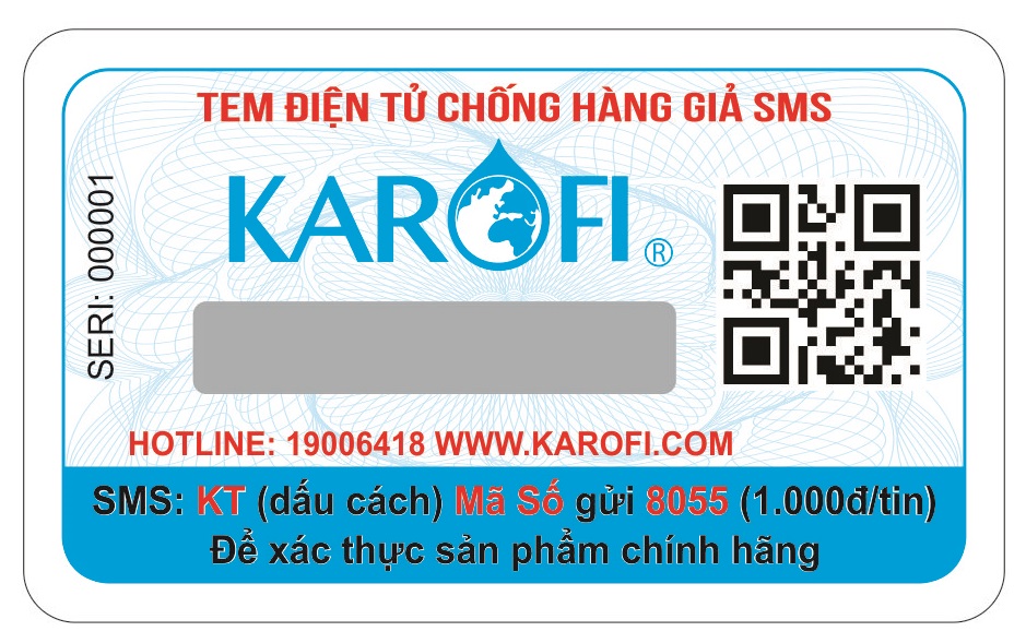 Chính hãng tiêu chuẩn kỹ thuật Máy lọc nước Karofi 7 lõi uRO 1.0 Chính hãng tiêu chuẩn kỹ thuật Máy lọc nước Karofi 7 lõi uRO 1.0