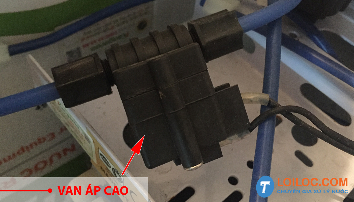 Hỏng van áp cao máy lọc nước